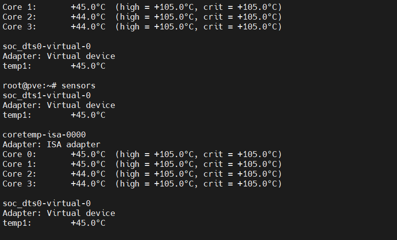 Linux 安装系统温度检测模块 sensors 教程